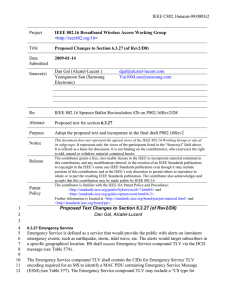 IEEE C802.16maint-09/0003r2 Project Title IEEE 802.16 Broadband Wireless Access Working Group