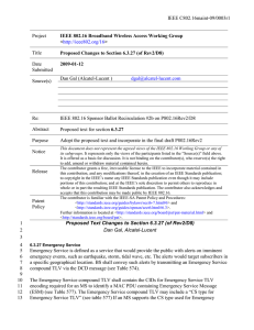 IEEE C802.16maint-09/0003r1 Project Title IEEE 802.16 Broadband Wireless Access Working Group