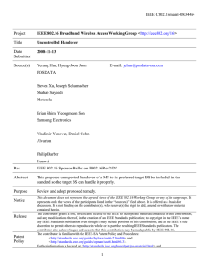 IEEE C802.16maint-08/344r4 Project Title