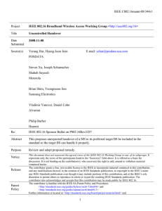 IEEE C802.16maint-08/344r1 Project Title