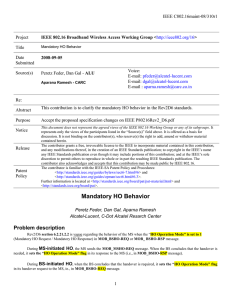 IEEE C802.16maint-08/310r1 Project Title