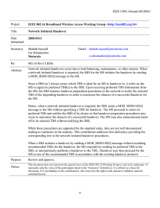 IEEE C802.16maint-08/208r1 Project Title