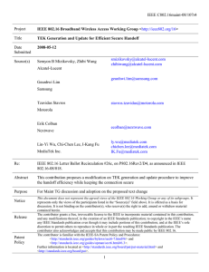 IEEE C802.16maint-08/107r4 Project Title