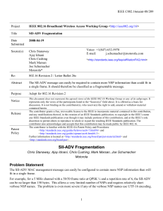 IEEE C802.16maint-08/209 Project Title