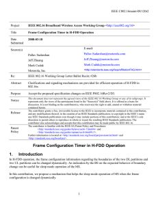 IEEE C802.16maint-08/120r2 Project Title