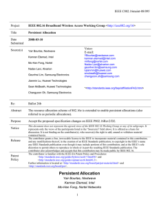 IEEE C802.16maint-08/095 Project Title