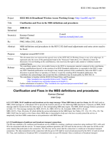 IEEE C802.16maint-08/064 Project Title