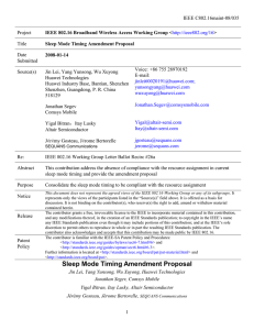 IEEE C802.16maint-08/035 Project Title