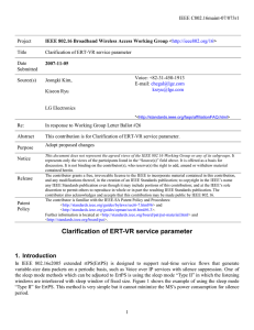 IEEE C802.16maint-07/073r1 Project Title