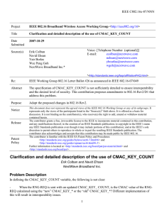 IEEE C802.16x-07/NNN Project Title