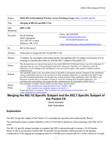 IEEE C802.16main-07/43r2 Project Title