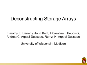 Deconstructing Storage Arrays