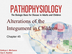 Alterations of the Integument in Children Chapter 45 1