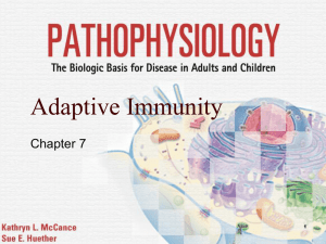 Adaptive Immunity Chapter 7 1