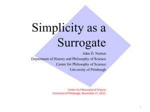 Simplicity as a Surrogate