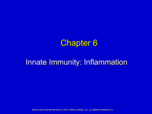 Chapter 6 Innate Immunity: Inflammation