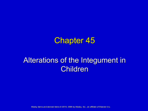 Chapter 45 Alterations of the Integument in Children