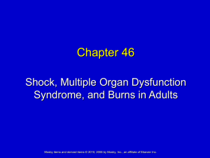 Chapter 46 Shock, Multiple Organ Dysfunction Syndrome, and Burns in Adults