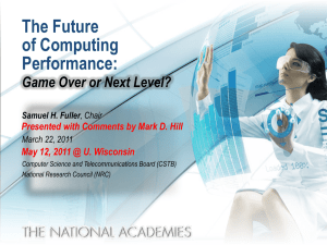 The Future of Computing Performance: Game Over or Next Level?