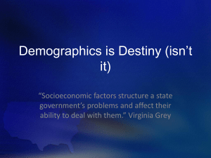 Demographics is Destiny (isn’t it)
