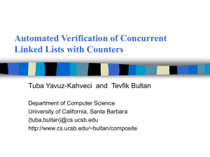 Automated Verification of Concurrent Linked Lists with Counters