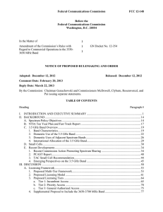 Federal Communications Commission FCC 12-148 Before the