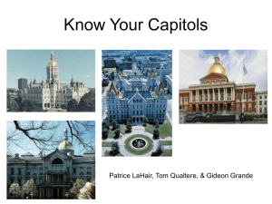 Know Your Capitols Patrice LaHair, Tom Qualtere, &amp; Gideon Grande