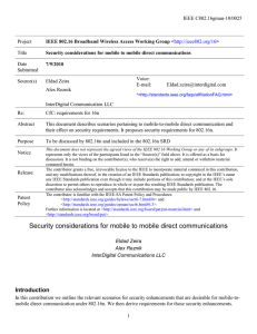 IEEE C802.16gman-10/0025 Project Title