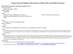 Group Calls and Multicast Operation for Public Safety and Public...