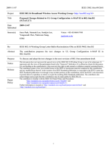 2009-11-07 IEEE C802.16m-09/2641 Project Title