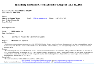 Identifying Femtocells Closed Subscriber Groups in IEEE 802.16m