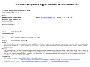 Interference mitigation to support overlaid CSG-closed femto ABS
