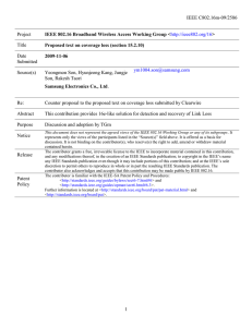 IEEE C802.16m-09/2586 Project Title