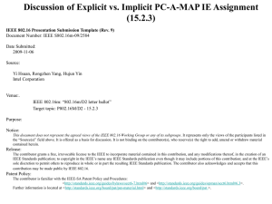 Discussion of Explicit vs. Implicit PC-A-MAP IE Assignment (15.2.3)