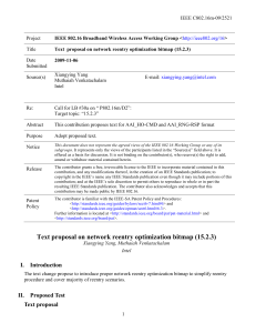IEEE C802.16m-09/2521  Project Title
