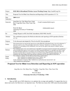 IEEE C802.16m-09/2262r1 Project Title