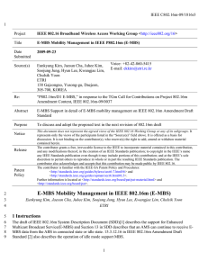 IEEE C802.16m-09/1816r3 1 Project