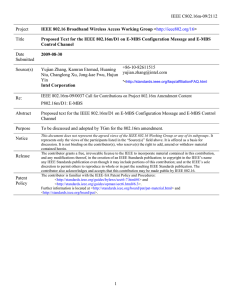 IEEE C802.16m-09/2112 Project Title