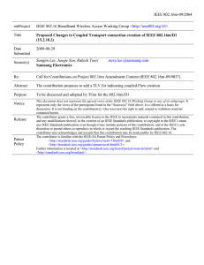 IEEE 802.16m-09/2064 entProject oup &lt;