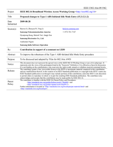 IEEE C802.16m-09/1962 Project Title