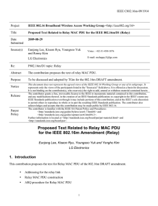 IEEE C802.16m-09/1914 Project Title