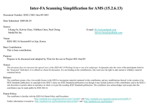 Inter-FA Scanning Simplification for AMS (15.2.6.13)