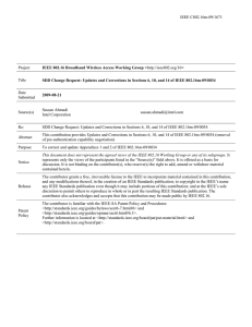 IEEE C802.16m-09/1671 Project Title Date