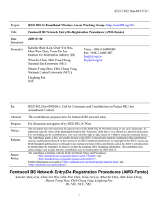 IEEE C802.16m-09/1553r1 Project Title