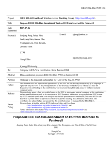 IEEE C802.16m-09/1512r2 Project Title