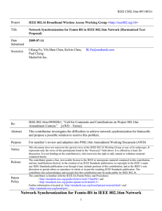 IEEE C802.16m-09/1483r1 Project Title