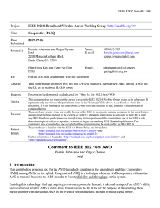 IEEE C802.16m-09/1380 Project Title