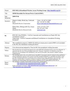 IEEE C802.16m-09/1338r1 Project Title