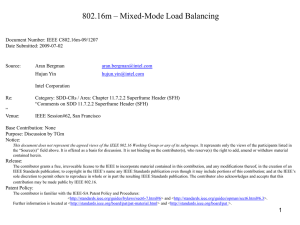 802.16m – Mixed-Mode Load Balancing