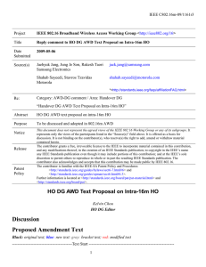 IEEE C802.16m-09/1161r3 Project Title